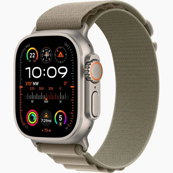 Apple Watch Ultra 2 2024 49mm Titanium Olive Alpine Loop