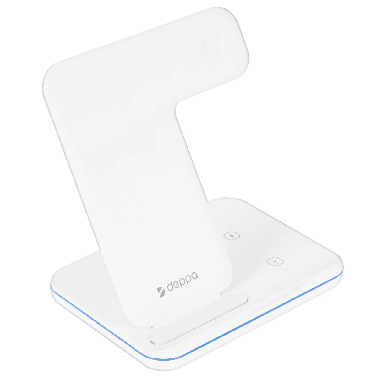 Беспроводная зарядная станция Deppa Charging Stand Neo 3 в 1 20W (White)
