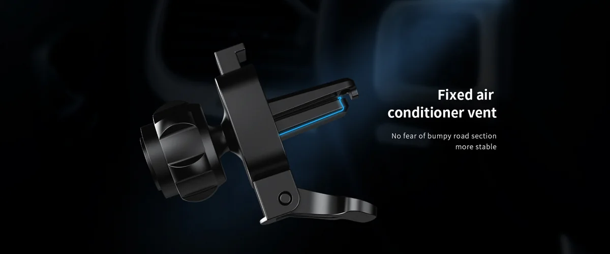 Автомобильный держатель Recci RHO-C15 MagSafe с беспроводной зарядкой (Black)