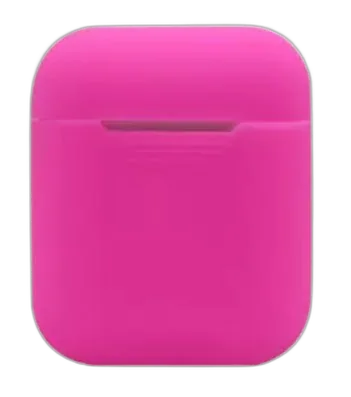 Пластиковый чехол для AirPods 2 светло-розовый