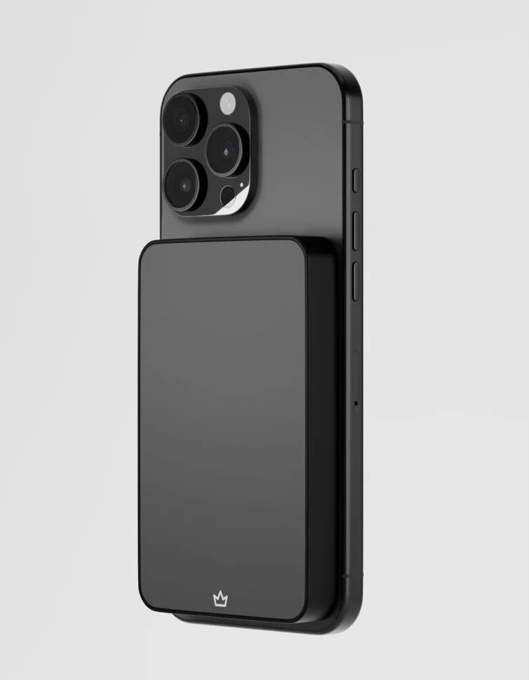 Внешний аккумулятор VLP Diamond Energy MagSafe, Qi2, 10000 mAh, USB-C, (Black Titan)