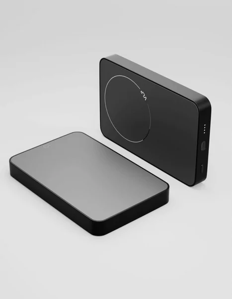 Внешний аккумулятор VLP Diamond Energy MagSafe, Qi2, 10000 mAh, USB-C, (Black Titan)