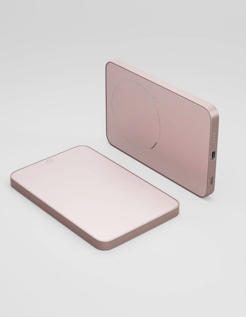Внешний аккумулятор VLP Diamond Energy MagSafe, Qi2, 5000 mAh, USB-C, пустынный титан