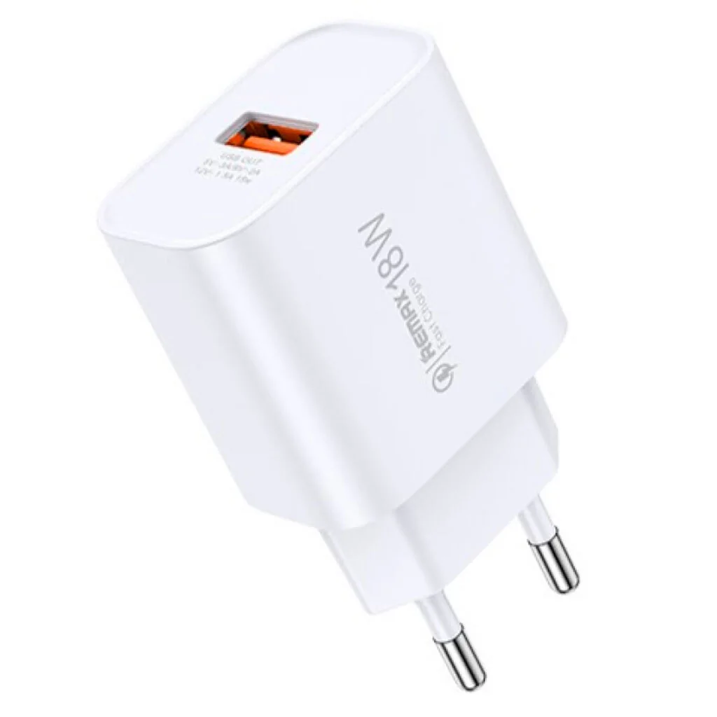 Адаптер Remax RP-U119 USB-A 18W (White)
