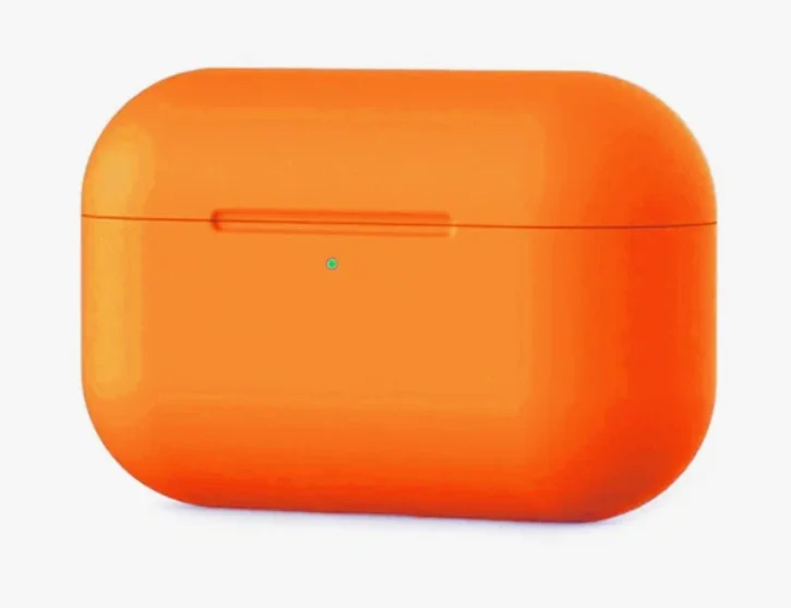 Silicone case for AirPods 4 оранжевый