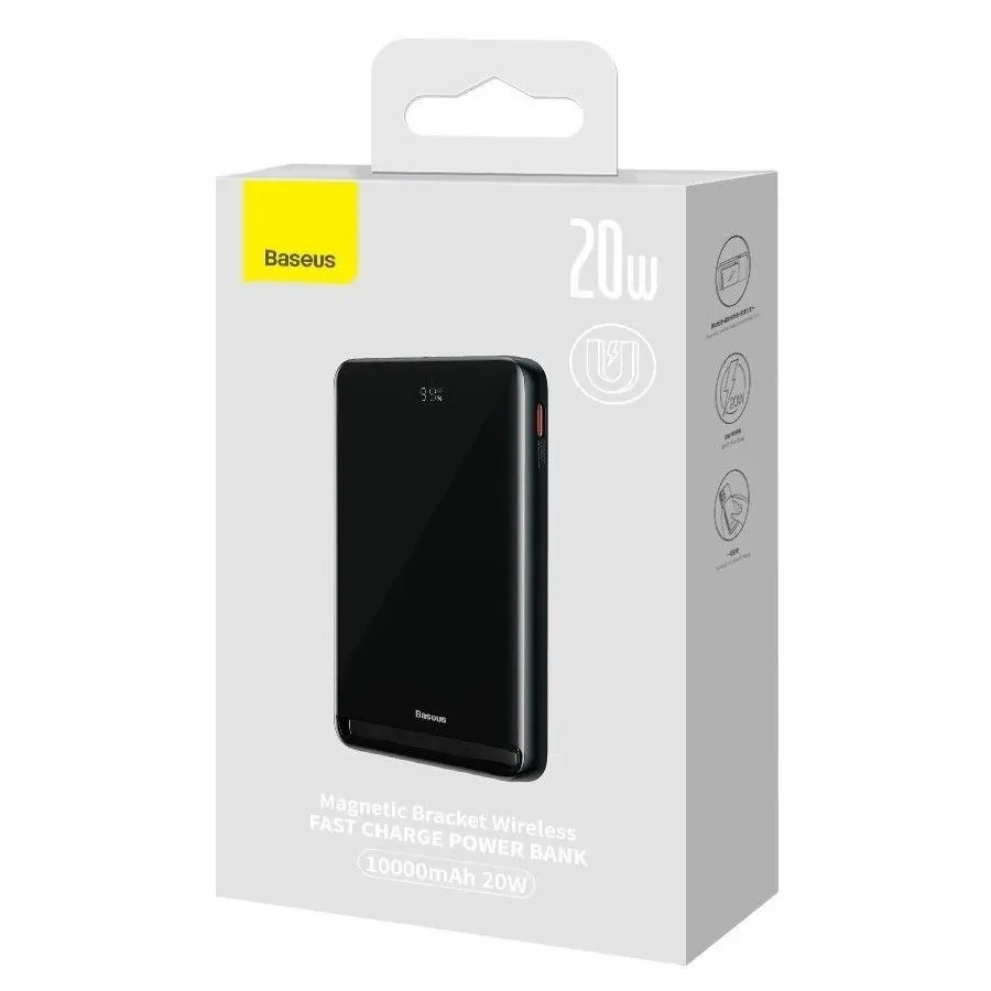 Внешний аккумулятор Baseus Magnetic Bracket 20W 10000 mAh PPCXZ10