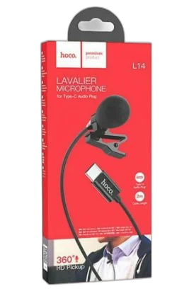 Микрофон петличный Hoco L14 USB-C