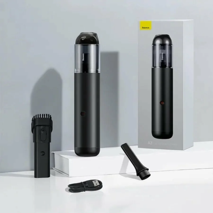 Автомобильный пылесос Baseus A3 15000Pa (Black)