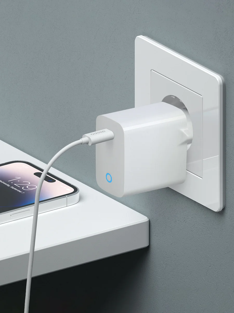 Адаптер Deppa Wall Charger USB-C 20W (White)
