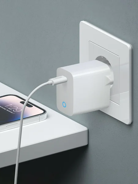 Адаптер Deppa Wall Charger USB-C 20W (White)