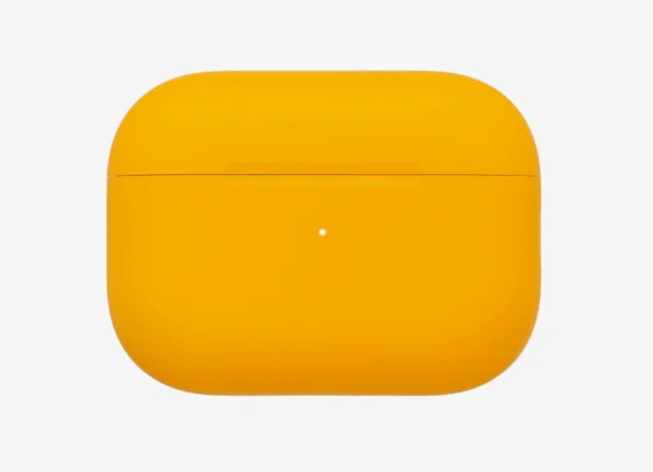 Silicone case for AirPods 4 желтый
