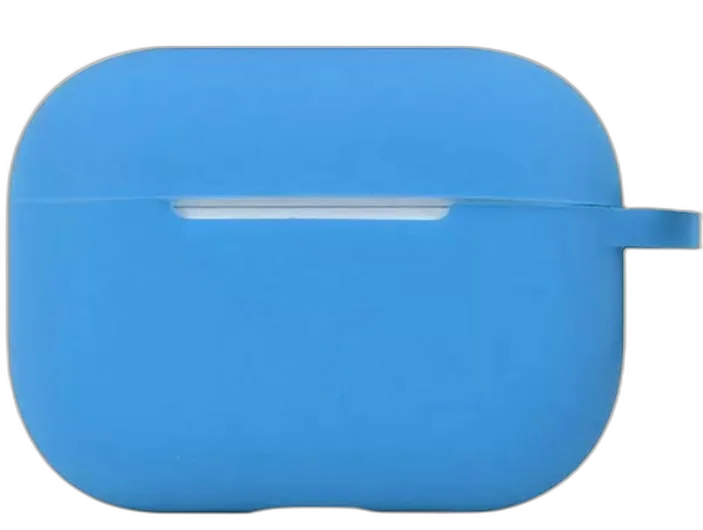 Пластиковый чехол для AirPods 3 голубой