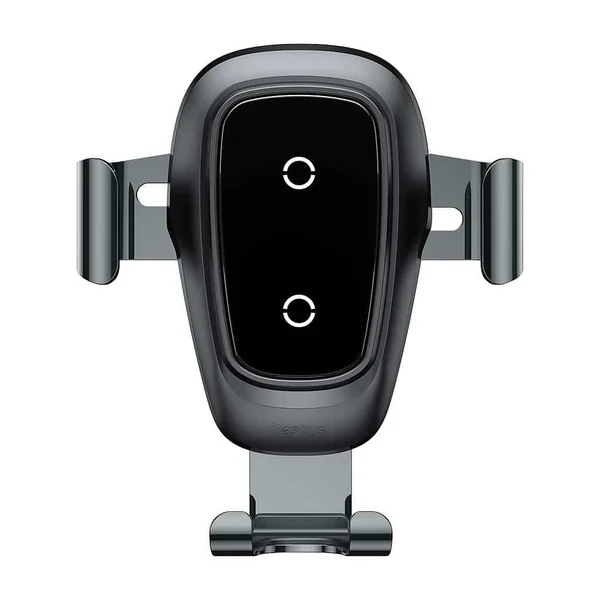 Автомобильный держатель Baseus Metal Wireless с беспроводной зарядкой (Black)