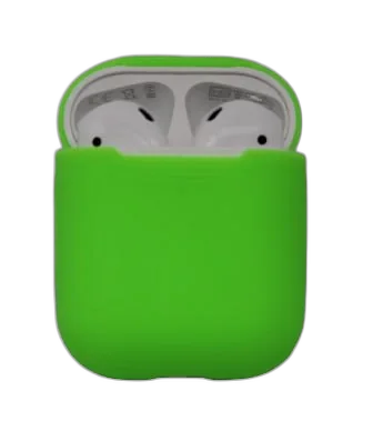 Пластиковый чехол для AirPods 2 светло-зеленый