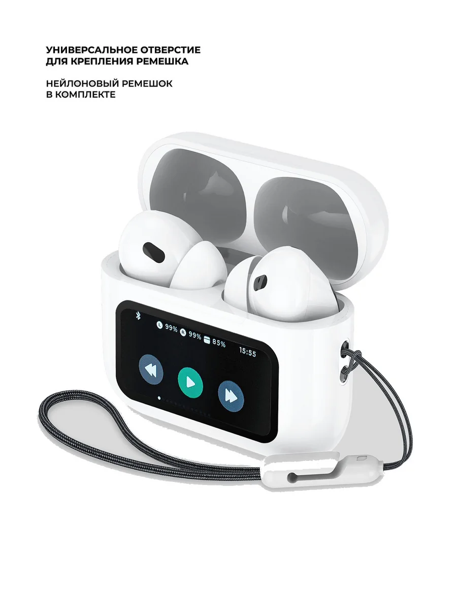 Беспроводные наушники Deppa Air Pro 3 ANC белый