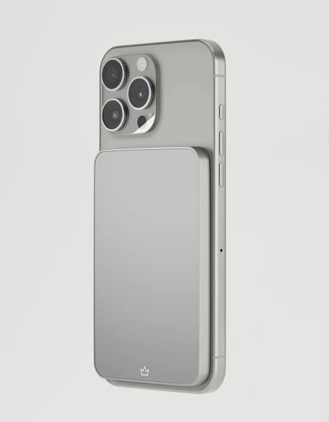 Внешний аккумулятор VLP Diamond Energy MagSafe, Qi2, 5000 mAh, USB-C, натуральный титан