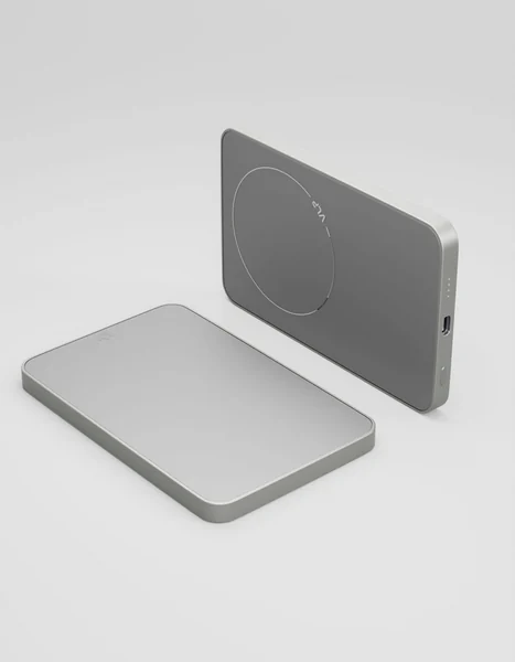 Внешний аккумулятор VLP Diamond Energy MagSafe, Qi2, 5000 mAh, USB-C, натуральный титан