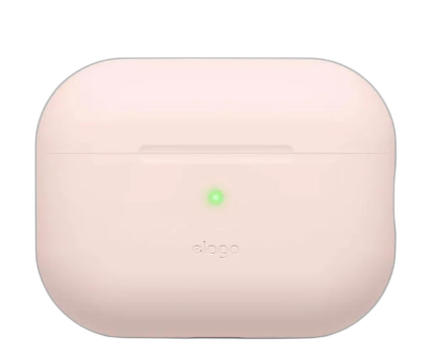 Пластиковый чехол для AirPods Pro 2 розовый
