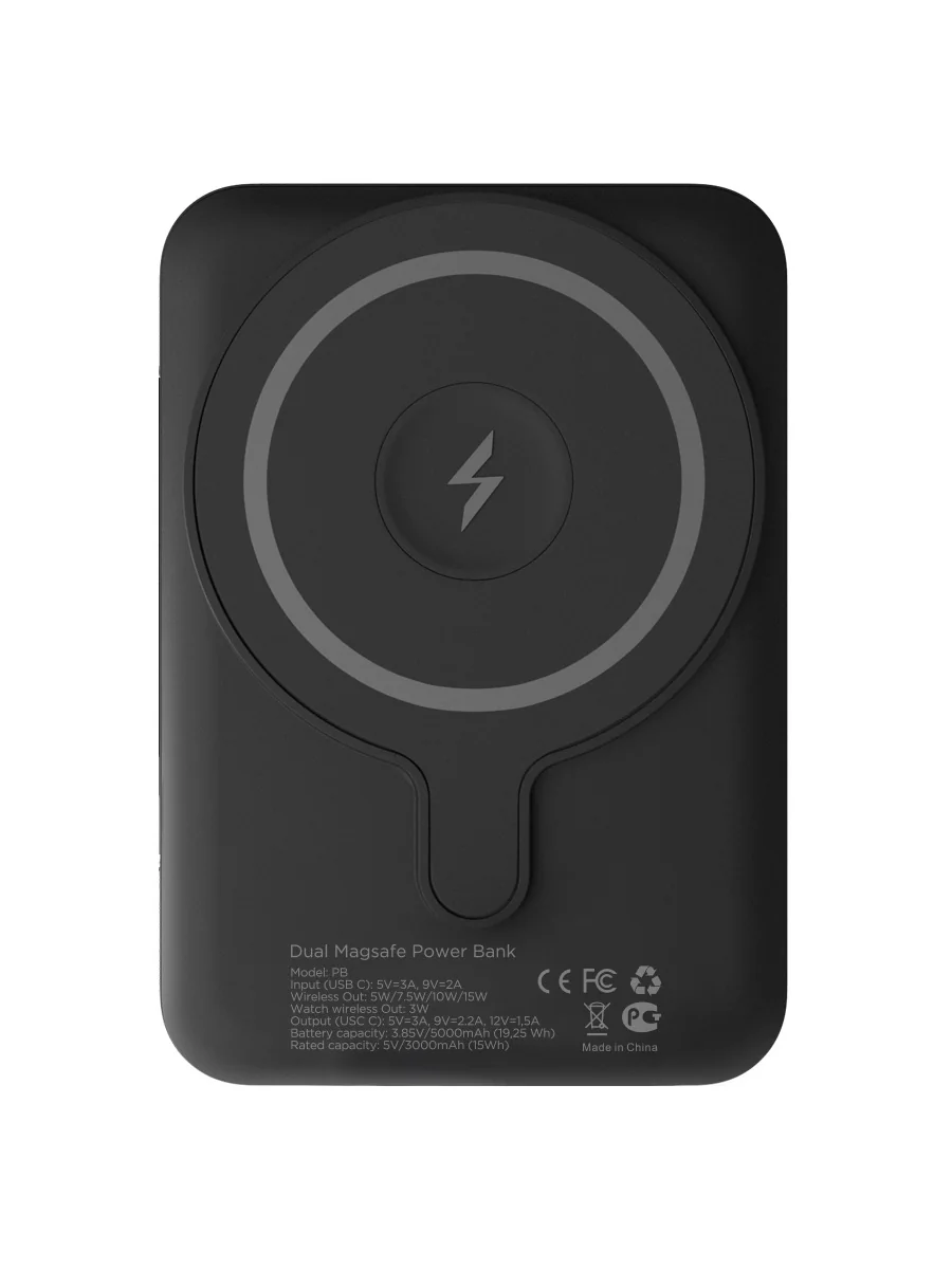 Внешний аккумулятор VLP MagSafe 5000mah черный