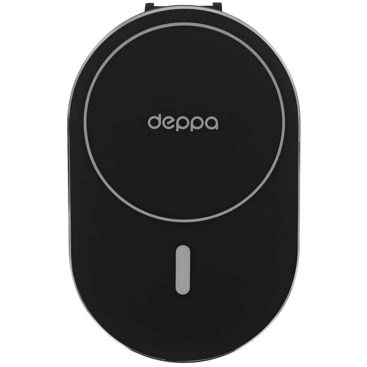 Автомобильный держатель Deppa Flat MagSafe с беспроводной зарядкой (Black)