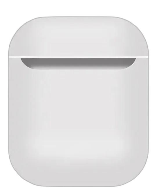 Пластиковый чехол для AirPods 2 белый