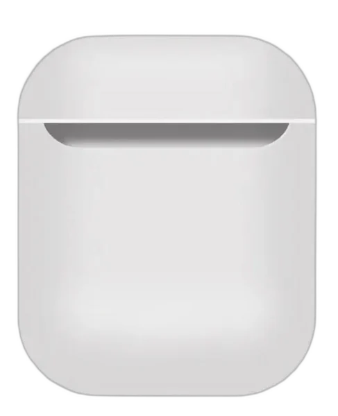 Пластиковый чехол для AirPods 2 белый