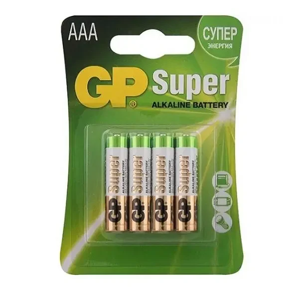 Батарейка GP Super Alkaline Battery GP24A-2CR4 AAA*4