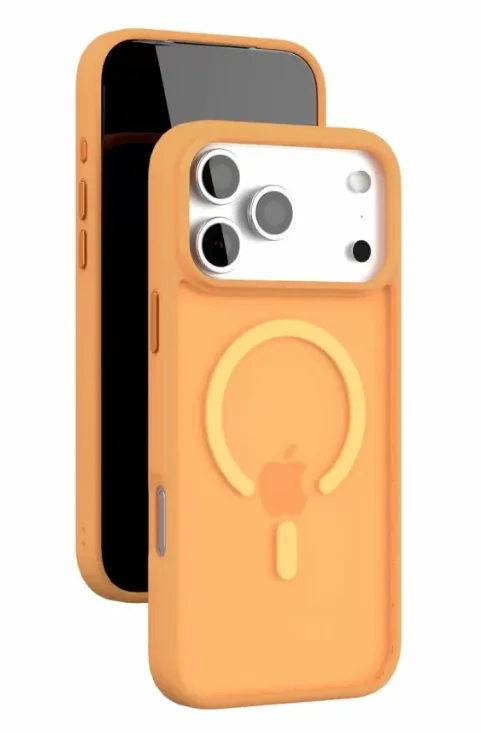 Чехол защитный VLP LITE Bloom Case с MagSafe для iPhone 17 Pro Max /18 Pro Max (Оранжевый)