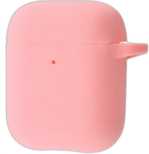 Пластиковый чехол для AirPods 2 розовый