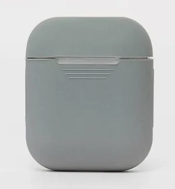 Silicone case for AirPods 1/2 серый