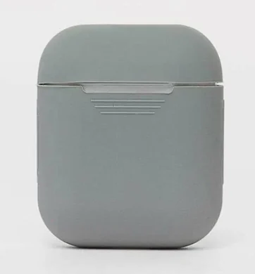 Silicone case for AirPods 1/2 серый