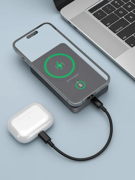 Внешний аккумулятор Deppa NRG Magsafe Alum 10000mah 15W