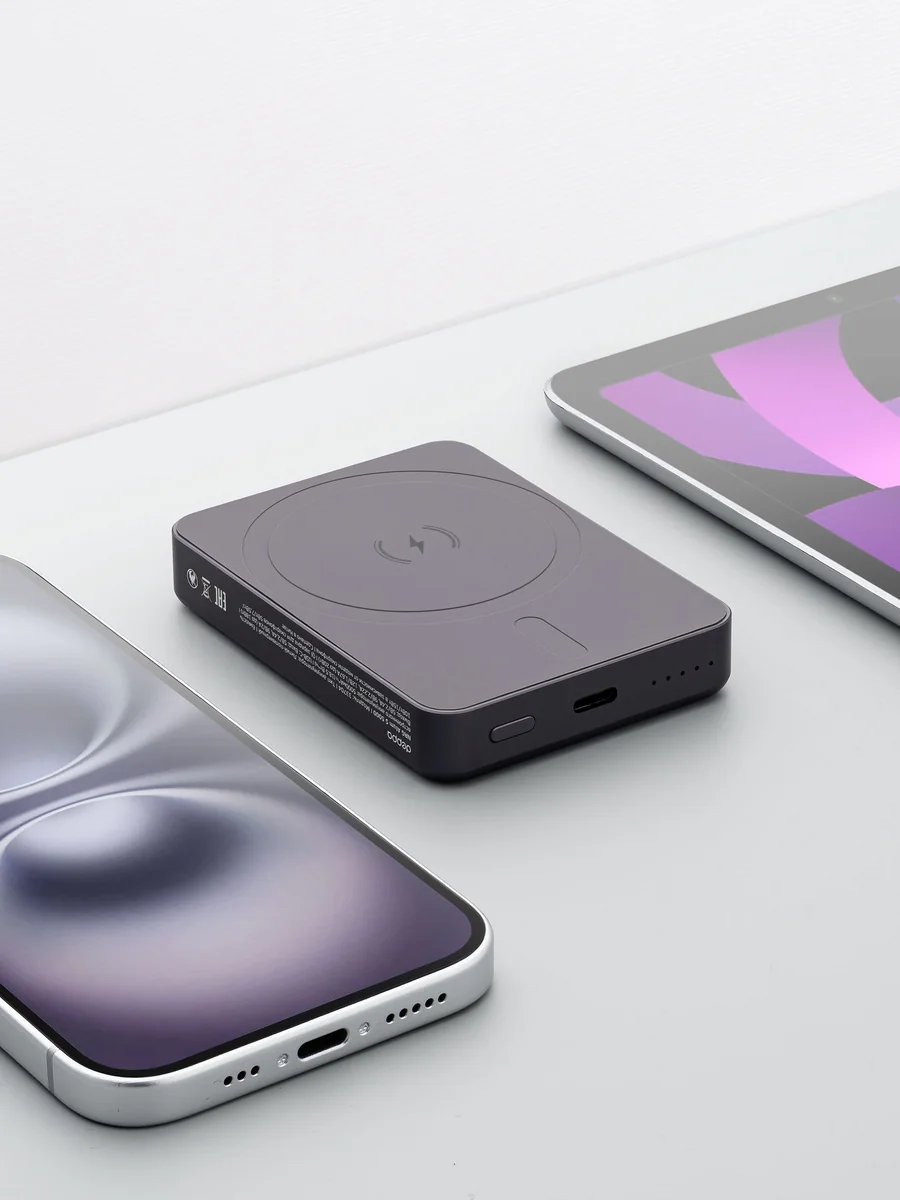 Внешний аккумулятор Deppa NRG Magsafe Alum 5000mah 15W
