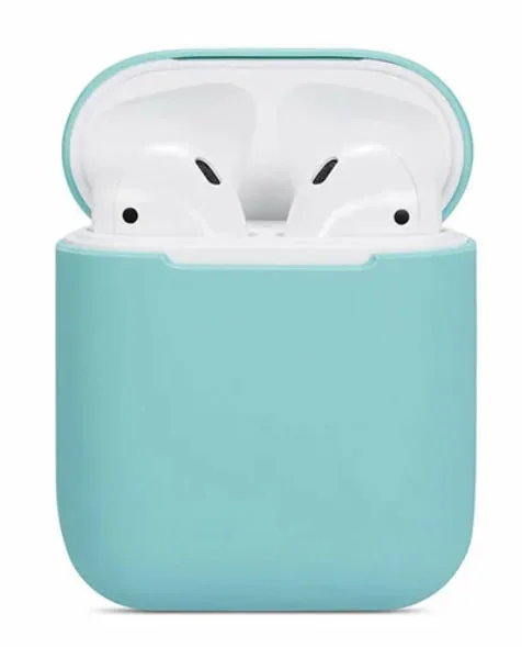 Silicone case for AirPods 1/2 мятный