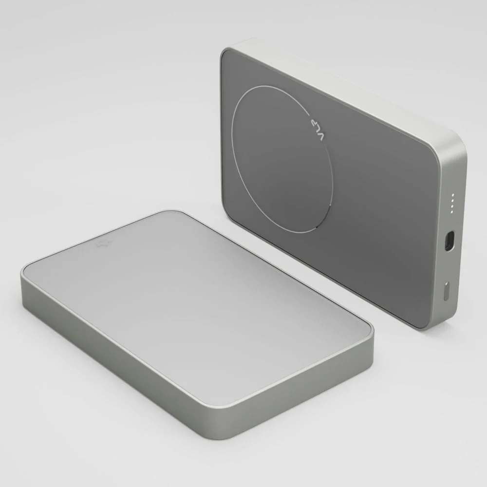 Внешний аккумулятор VLP Diamond Energy MagSafe, Qi2, 10000 mAh, USB-C, (Natural Titan)