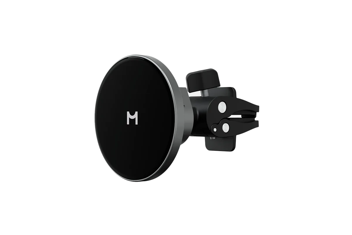 Автомобильный держатель Magssory Disc MagSafe с беспроводной зарядкой (Midnight)