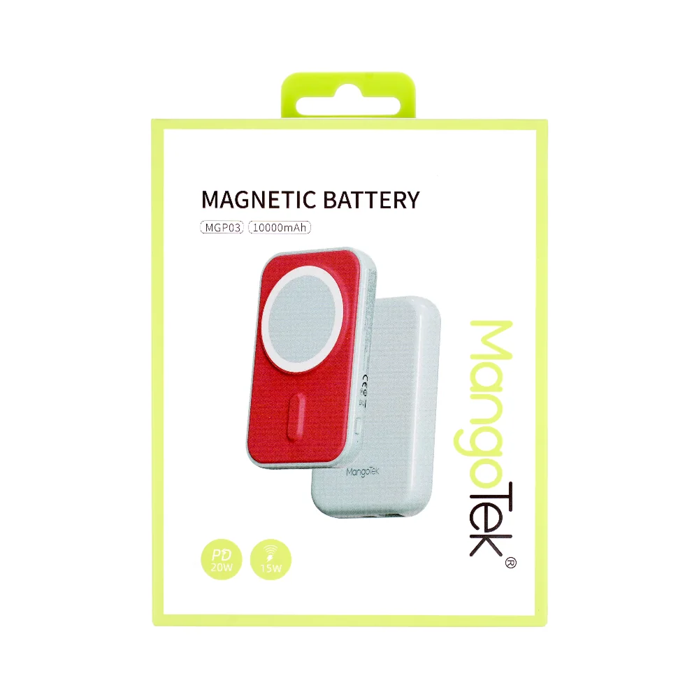 Внешний аккумулятор MangoTek MagSafe MGP03 10000mAh (Red)