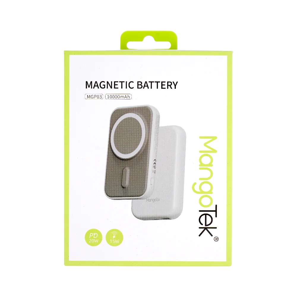 Внешний аккумулятор MangoTek MagSafe MGP03 10000mAh (Milk Coffee)