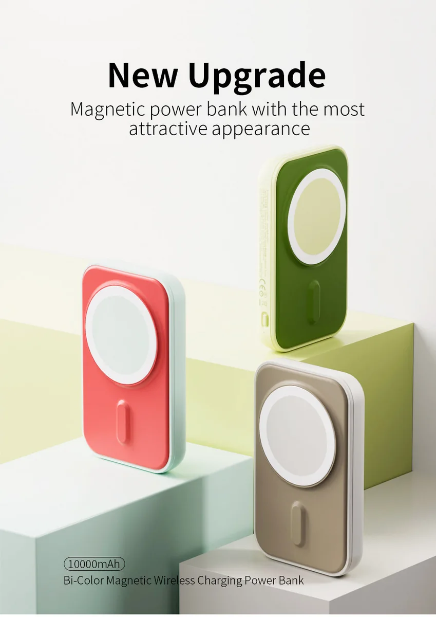 Внешний аккумулятор MangoTek MagSafe MGP03 10000mAh (Milk Coffee)