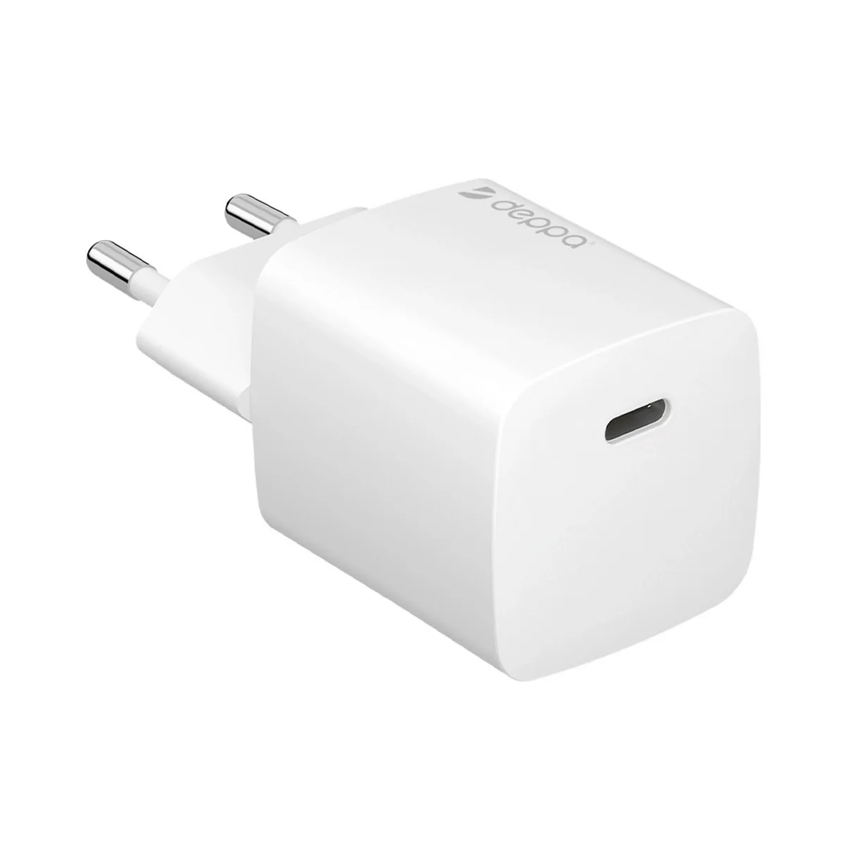 Адаптер Deppa GaN Wall USB-C 20W (White)