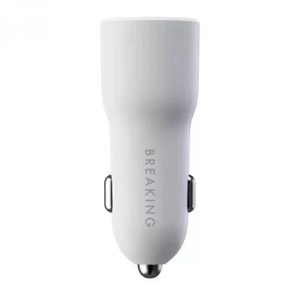 Автомобильное зарядное устройство Breaking A05 2xUSB-C 40W (White)