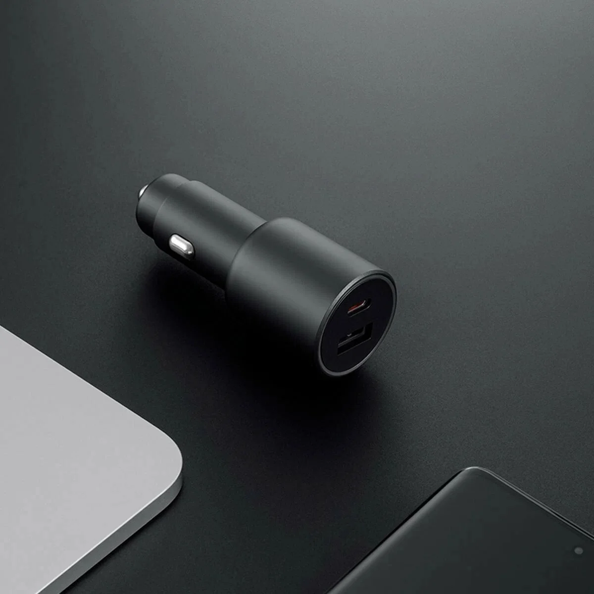 Автомобильное зарядное устройство Xiaomi Mi Car Charger USB-A + USB-C 43W (Black)