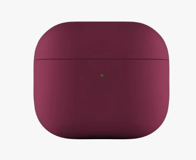 Чехол защитный VLP Soft Touch, без кольца для AirPods 3, темно-фиолетовый