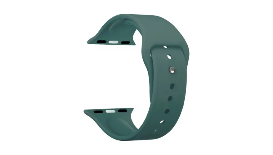 Ремешок силиконовый  для Apple Watch 42/44/45/49 темный кактус