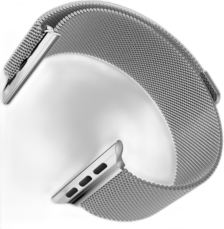 Ремешок миланская петля  для Apple Watch 38/40/41, серебристый