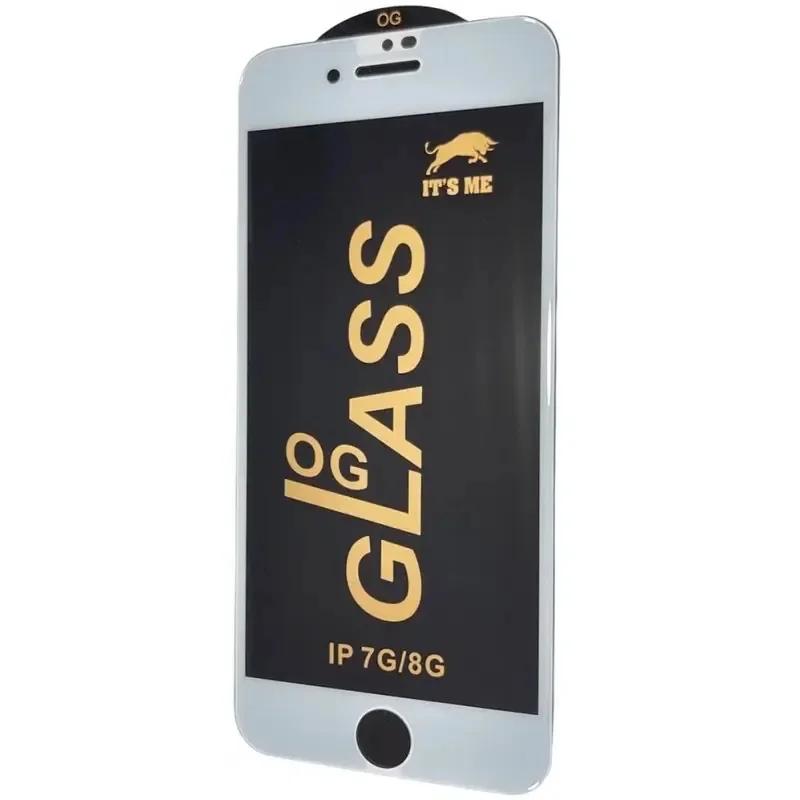 Защитное стекло OG Tempered Glass 9H 2.5D для iPhone 7/8/SE, White