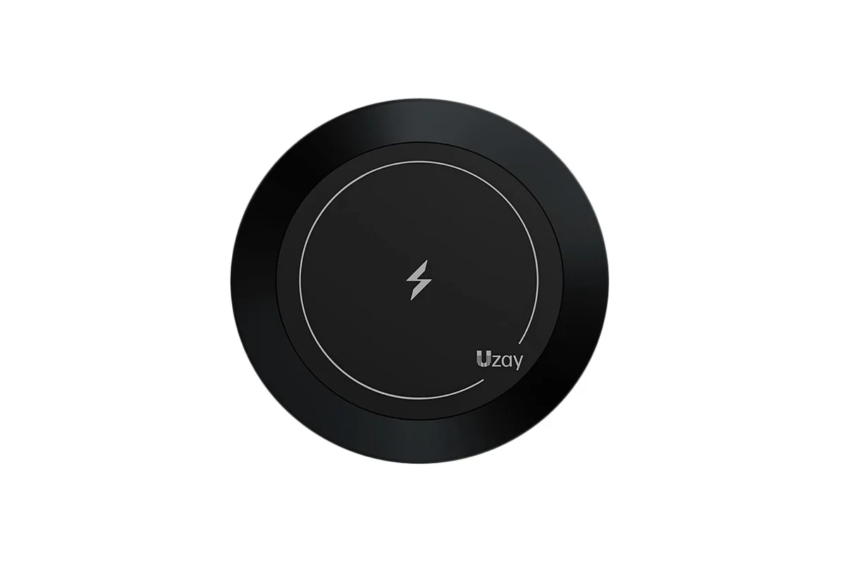 Автомобильный держатель Uzay Magnet Car Mount MagSafe с беспроводной зарядкой (Black)