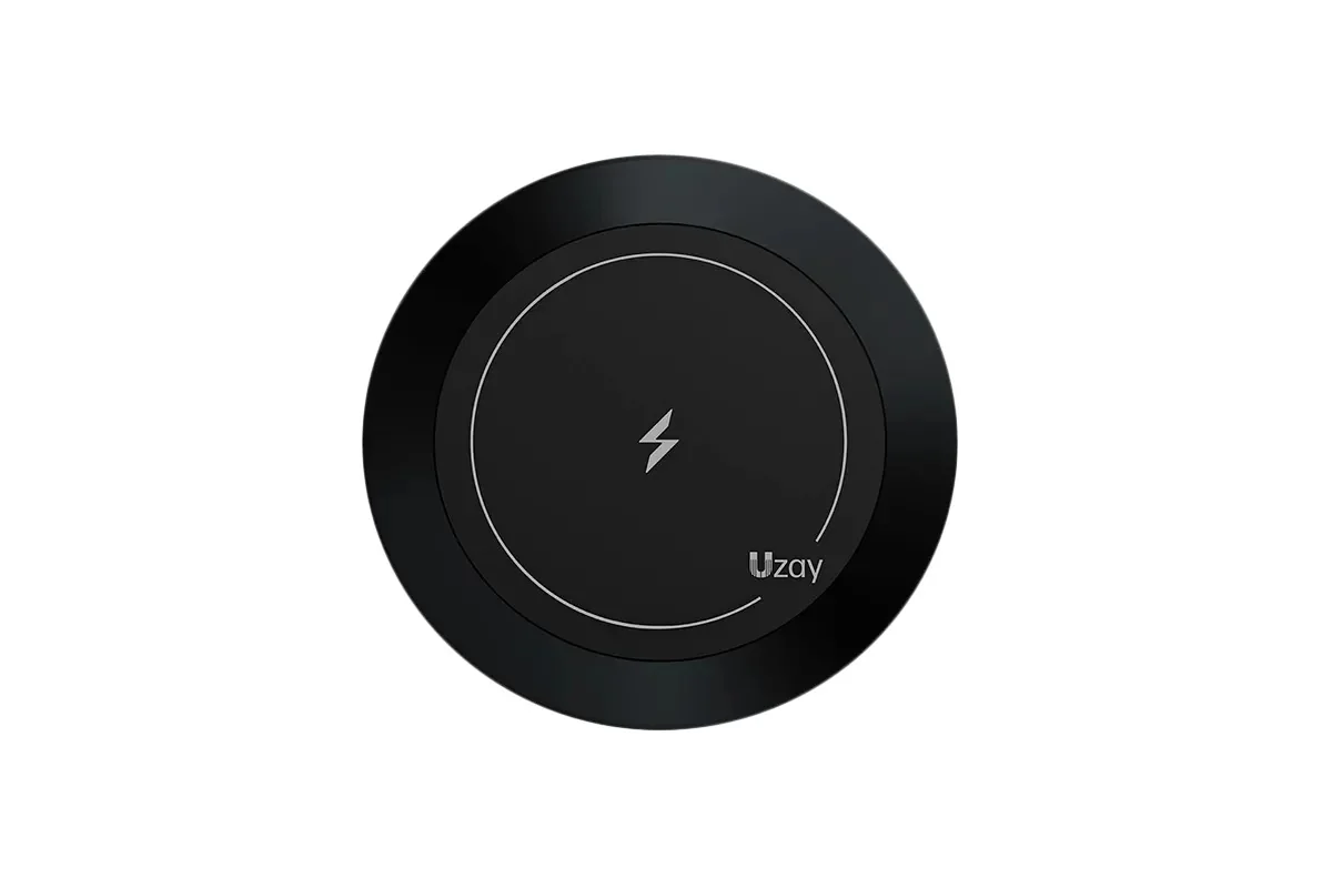 Автомобильный держатель Uzay Magnet Car Mount MagSafe с беспроводной зарядкой (Black)