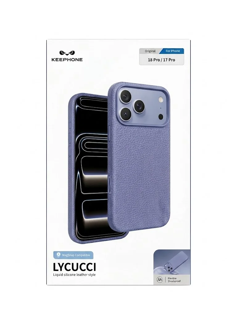 Защитный чехол Keephone Lycucci с Magsafe для 17 Pro / 18 Pro (Голубой)