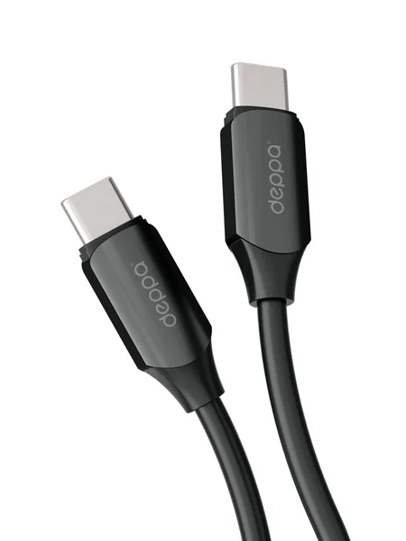 Кабель Deppa Silk USB-C - USB-C, (1,2м) черный